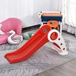 HOMCOM Toboggan Enfant Pliable 3 à 6 Ans Usage Intérieur Extérieur Dim. 120L X 50l X 56H Cm HDPE 9 HOMCOM Toboggan Enfant Pliable 3 à 6 Ans Usage Intérieur Extérieur Dim. 120L X 50l X 56H Cm HDPE -Jeux d'imitation Soldes B2CD 2126