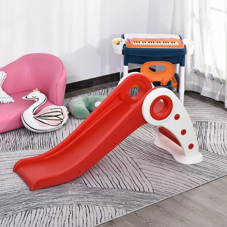 HOMCOM Toboggan Enfant Pliable 3 à 6 Ans Usage Intérieur Extérieur Dim. 120L X 50l X 56H Cm HDPE 4 HOMCOM Toboggan Enfant Pliable 3 à 6 Ans Usage Intérieur Extérieur Dim. 120L X 50l X 56H Cm HDPE – Image 2