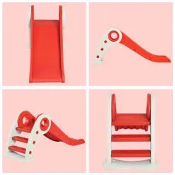 HOMCOM Toboggan Enfant Pliable 3 à 6 Ans Usage Intérieur Extérieur Dim. 120L X 50l X 56H Cm HDPE 11 HOMCOM Toboggan Enfant Pliable 3 à 6 Ans Usage Intérieur Extérieur Dim. 120L X 50l X 56H Cm HDPE -Jeux d'imitation Soldes B2CD 2128