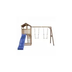 Axi House AXI Beach Tower Avec Balancoire Double Marron Bleu Toboggan 9 Axi House AXI Beach Tower Avec Balancoire Double Marron Bleu Toboggan -Jeux d'imitation Soldes B2CD 2149