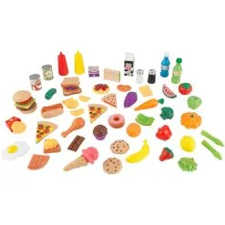 Kidkraft Ensemble Dinette Aliments Gourmands 65 Pièces