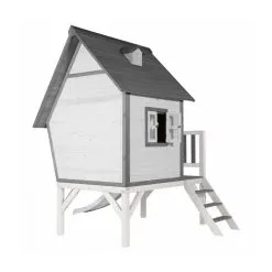 Axi House AXI Maisonnette Cabin XL Gris Blanc Toboggan Blanc 7 Axi House AXI Maisonnette Cabin XL Gris Blanc Toboggan Blanc -Jeux d'imitation Soldes B2CD 2189