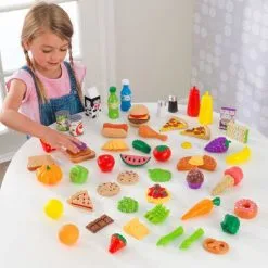 Kidkraft Ensemble Dinette Aliments Gourmands 65 Pièces 9 Kidkraft Ensemble Dinette Aliments Gourmands 65 Pièces -Jeux d'imitation Soldes B2CD 219
