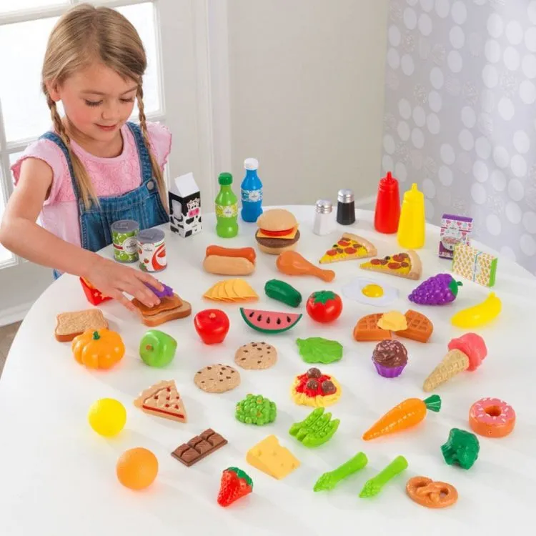 Kidkraft Ensemble Dinette Aliments Gourmands 65 Pièces 6 Kidkraft Ensemble Dinette Aliments Gourmands 65 Pièces – Image 4