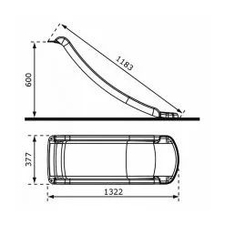 Axi House AXI Toboggan SKY120 Citron Vert 118 Cm -Jeux d'imitation Soldes B2CD 2203
