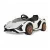 Jamara Ride-on Lamborghini Sián FKP 37 Blanc 12V -Jeux d'imitation Soldes B2CD 2239