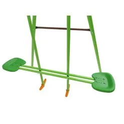 Habitat Et Jardin Portique Acier Mano - 1,96m - 4 Agrès -Jeux d'imitation Soldes B2CD 2257