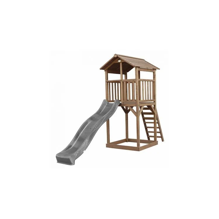 Axi House AXI Beach Tower Marron Toboggan Gris 3 Axi House AXI Beach Tower Marron Toboggan Gris