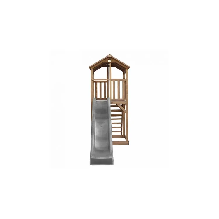 Axi House AXI Beach Tower Marron Toboggan Gris 4 Axi House AXI Beach Tower Marron Toboggan Gris – Image 2