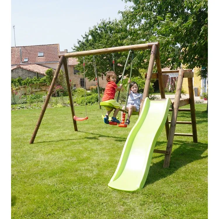 Soulet Portique En Bois FIGUE - 2,82x2,83x1,95 3 Soulet Portique En Bois FIGUE - 2,82x2,83x1,95