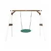 Axi House AXI Portique En Bois Blanc Marron Avec Balancoire Siège Nid Rond -Jeux d'imitation Soldes B2CD 2469