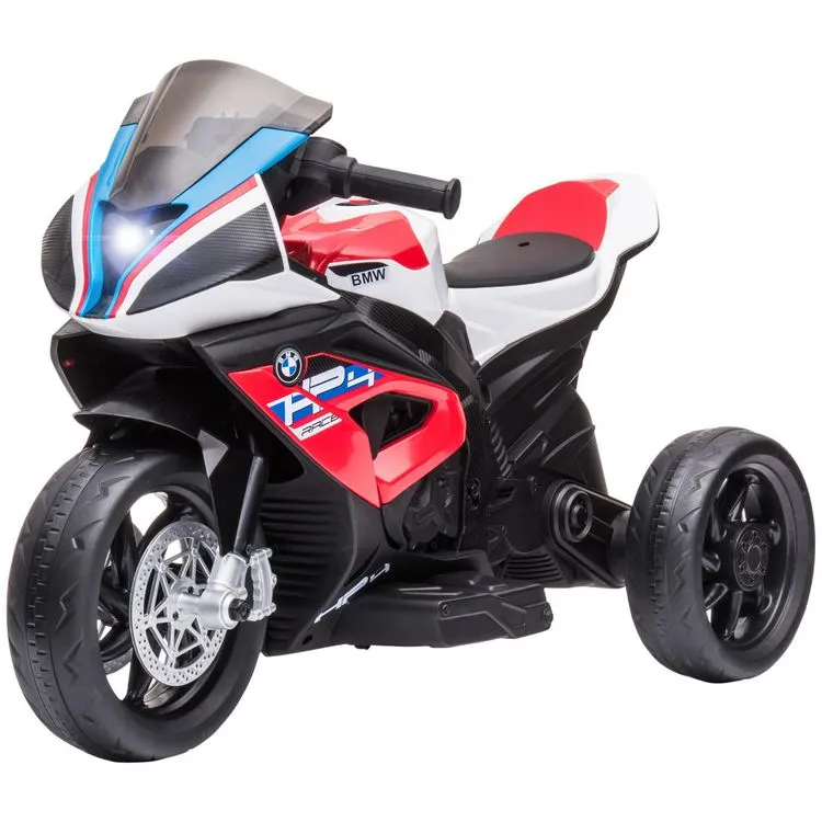 HOMCOM Moto électrique Pour Enfant BMW HP4 Race 3 Roues 6 V 2,5 Km/h Phare Effets Sonores Rouge 3 HOMCOM Moto électrique Pour Enfant BMW HP4 Race 3 Roues 6 V 2,5 Km/h Phare Effets Sonores Rouge