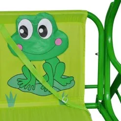 VIDAXL Siege Balançoire Pour Enfants Vert -Jeux d'imitation Soldes B2CD 2564