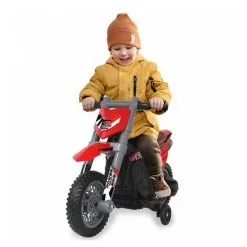 Jamara Ride-on Moto Power Bike Rouge 6V -Jeux d'imitation Soldes B2CD 2576