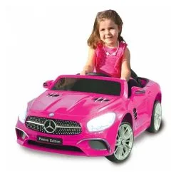 Jamara Ride-on Mercedes-Benz SL 400 Pink 12V -Jeux d'imitation Soldes B2CD 2619