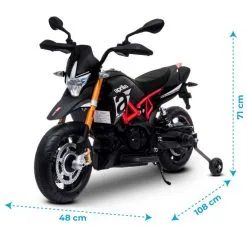 APRILIA Moto électrique Aprilia Dorsoduro 900 Pour Enfant - Avec Klaxon, Système Audio Et Roulettes De Soutien 10 APRILIA Moto électrique Aprilia Dorsoduro 900 Pour Enfant - Avec Klaxon, Système Audio Et Roulettes De Soutien -Jeux d'imitation Soldes B2CD 2634