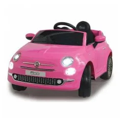 Jamara Ride-on Fiat 500 Rose Vif 12V