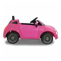 Jamara Ride-on Fiat 500 Rose Vif 12V -Jeux d'imitation Soldes B2CD 2651