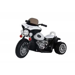 PLAY4FUN Moto De Police Electrique 20W Pour Enfants - 80L X 43l X 54,5H Cm - 3 Roues, Marche Av/ar, Phares Fonctionnels, Bruitages Moteur -Jeux d'imitation Soldes B2CD 2662