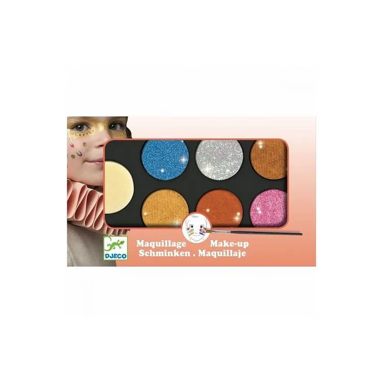Djeco Maquillage Palette 6 Couleurs Effet Metal 3 Djeco Maquillage Palette 6 Couleurs Effet Metal