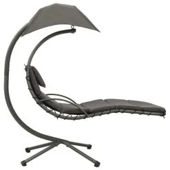 VIDAXL Balancelle De Jardin Gris 190x90x200 Cm Tissu -Jeux d'imitation Soldes B2CD 2733