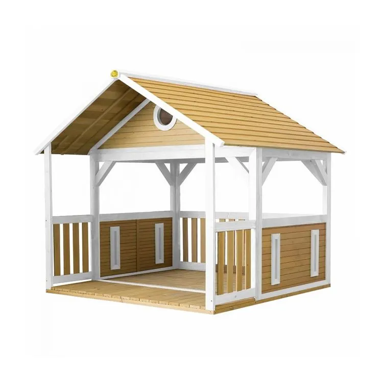 Axi House Maisonnette Zazou Brun Blanc 3 Axi House Maisonnette Zazou Brun Blanc