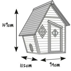 AXI Maison Enfant En Bois CABIN 9 AXI Maison Enfant En Bois CABIN -Jeux d'imitation Soldes B2CD 2827