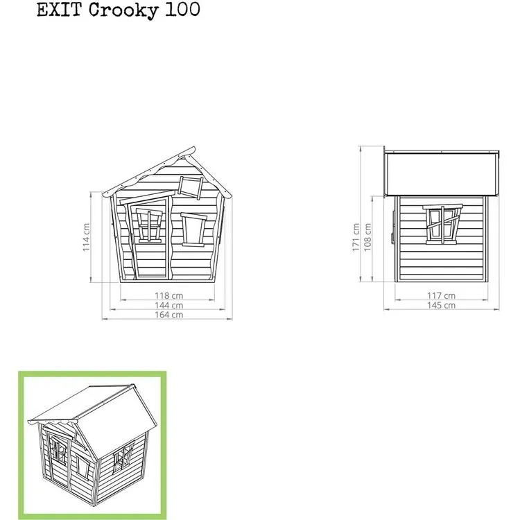 Exit Cabane En Bois Crooky 100 5 Exit Cabane En Bois Crooky 100 – Image 3