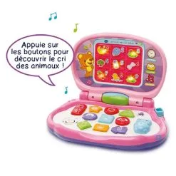 VTECH Lumi Ordi Des Touts-petits Rose Interactif 7 VTECH Lumi Ordi Des Touts-petits Rose Interactif -Jeux d'imitation Soldes B2CD 2896