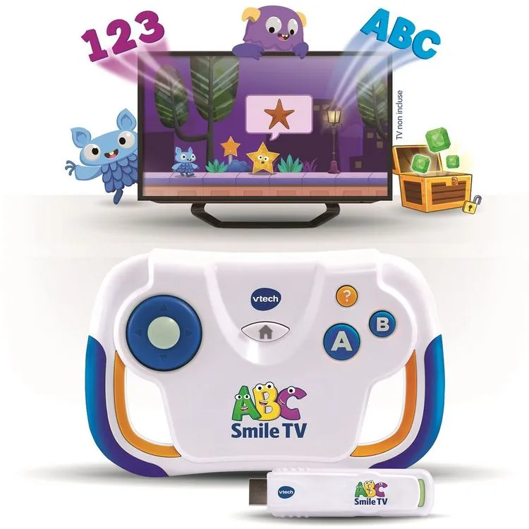 VTECH Ma Première Console TV éducative ABC Smile TV 4 VTECH Ma Première Console TV éducative ABC Smile TV – Image 2