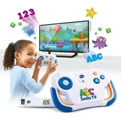 VTECH Ma Première Console TV éducative ABC Smile TV 7 VTECH Ma Première Console TV éducative ABC Smile TV -Jeux d'imitation Soldes B2CD 3031