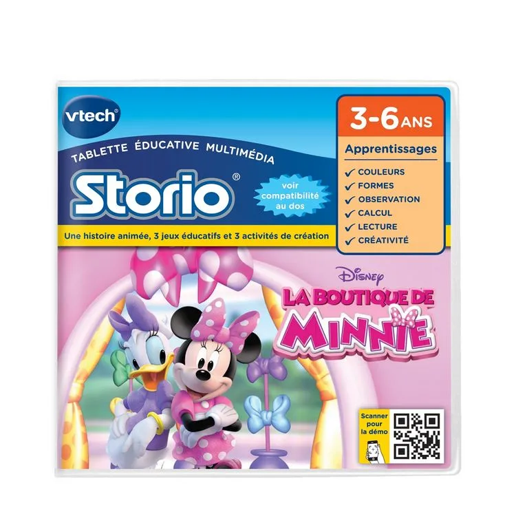 VTECH Jeu Storio - La Boutique De Minnie - Disney 3 VTECH Jeu Storio - La Boutique De Minnie - Disney