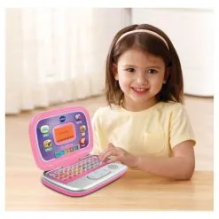 VTECH Ordinateur Genius Kid - Rose -Jeux d'imitation Soldes B2CD 3084