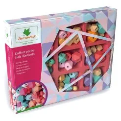 DARPEJE Coffret Perles Bois Diamant