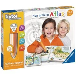 RAVENSBURGER Tiptoi - Coffret Complet Lecteur Interactif + Livre Atlas