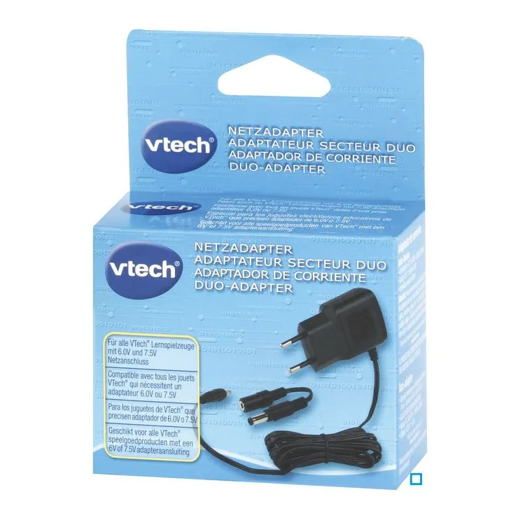 VTECH Adaptateur Secteur Vtech Noir - 6V Ou 7.5V 4 VTECH Adaptateur Secteur Vtech Noir - 6V Ou 7.5V – Image 2