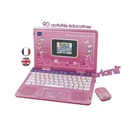 VTECH Ordinateur Genius XL Color Pro Bilingue Rose -Jeux d'imitation Soldes B2CD 3213