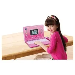 VTECH Ordinateur Genius XL Color Pro Bilingue Rose -Jeux d'imitation Soldes B2CD 3214
