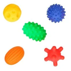 SEVIRA KIDS Coffret De 5 Balles Bébé - éveil Sensoriel SEVIRA KIDS -Jeux d'imitation Soldes B2CD 3217