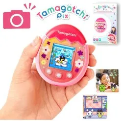 BANDAI Tamagotchi Pix Rose 10 BANDAI Tamagotchi Pix Rose -Jeux d'imitation Soldes B2CD 3221