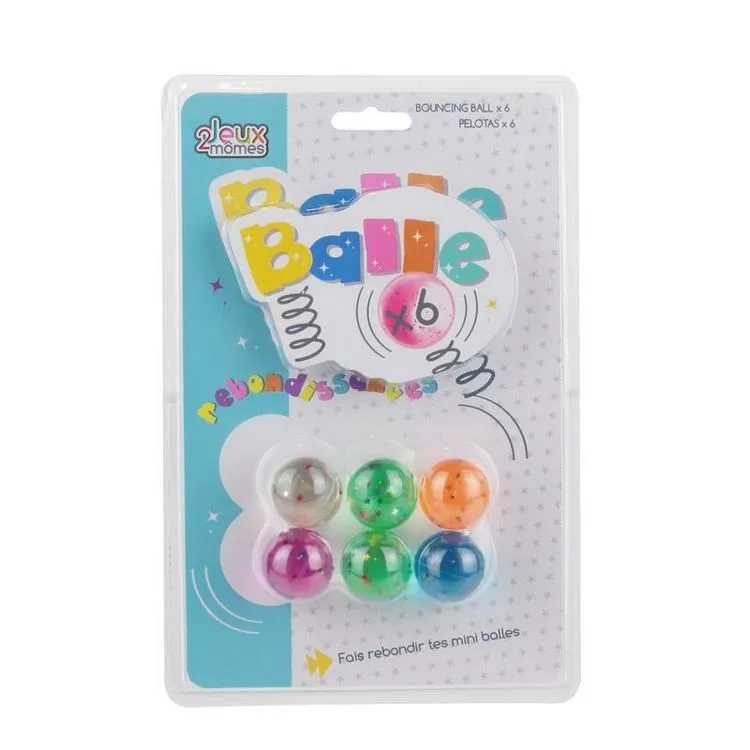 Paris Prix Lot De 6 Balles Rebondissantes Mômes 2cm Multicolore 3 Paris Prix Lot De 6 Balles Rebondissantes Mômes 2cm Multicolore