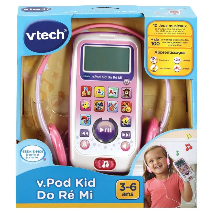 VTECH V.Pod Kid Do Ré Mi - Rose 5 VTECH V.Pod Kid Do Ré Mi - Rose – Image 3