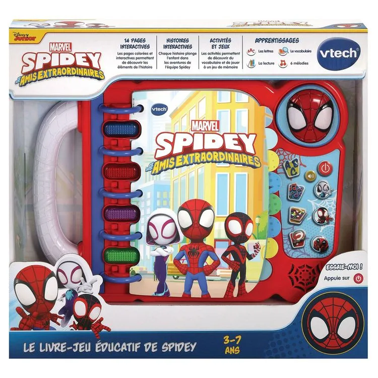 VTECH Le Livre-jeu éducatif De Spidey 3 VTECH Le Livre-jeu éducatif De Spidey