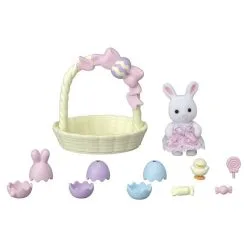 Sylvanian Families 5531 Coffret De Pâques Et Bébé Lapin Blanc
