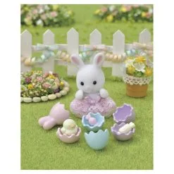 Sylvanian Families 5531 Coffret De Pâques Et Bébé Lapin Blanc -Jeux d'imitation Soldes B2CD 3301