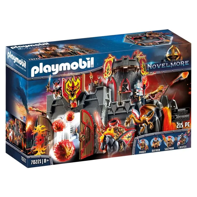 PLAYMOBIL 70221 - Novelmore - Forteresse Volcanique Des Burnham Raider 3 PLAYMOBIL 70221 - Novelmore - Forteresse Volcanique Des Burnham Raider
