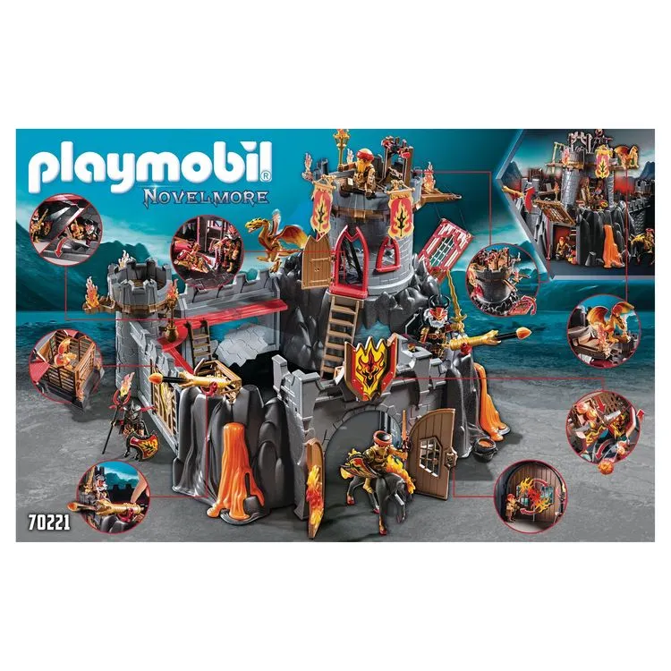 PLAYMOBIL 70221 - Novelmore - Forteresse Volcanique Des Burnham Raider 4 PLAYMOBIL 70221 - Novelmore - Forteresse Volcanique Des Burnham Raider – Image 2
