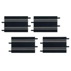Carrera Circuit De Voitures Carrera Go : Extension De 4 Rails Droits 17 Cm
