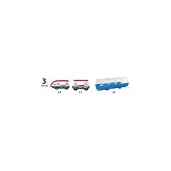 Brio 33890 Train De Voyageurs Et Tunnel -Jeux d'imitation Soldes B2CD 3530