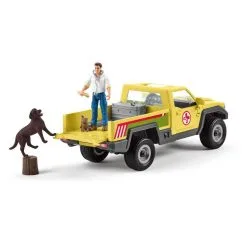 Schleich Visite Du Vétérinaire à La Ferme Farm World -Jeux d'imitation Soldes B2CD 3548